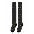 Chaussettes hautes en coton chaud - Bleu/Jaune