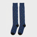 Calze lunghe caldo cotone - Blu