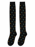 Chaussettes longues en coton chaud - Jaune/Vert