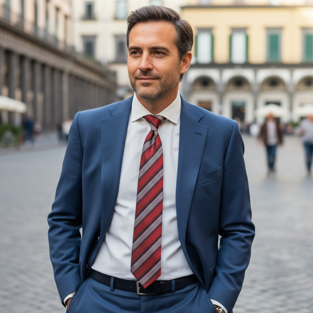Cravatta LUXURY 100% Seta - Ermenegildo Zegna 10,5 cm