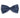 Silk effect bow tie with adjustable hook closure - Blue