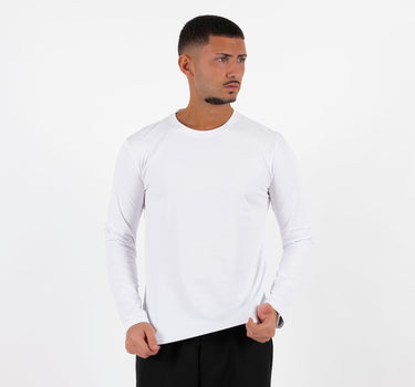 Camiseta de manga larga - Blanco